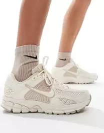 Nike Zoom Vomero 5 sneakers in off white offers at $160 in Asos