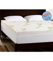 MAISON BLANCHE GEL MEMORY FOAM MATTRESS TOPPER w/BAMBOO COVER WHITE/GREEN offers at $149.99 in Beddington's