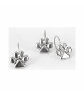 LAUREN TAYLOR PAW METAL SHOWER CURTAIN HOOKS offers at $8.99 in Beddington's