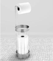 MAISON CONDELLE TOILET PAPER HOLDER & RESERVE STAINLESS STEEL (MP6) offers at $19.99 in Beddington's