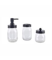 3pc GLASS BATHROOM ACCESSORY SET offers at $19.99 in Beddington's