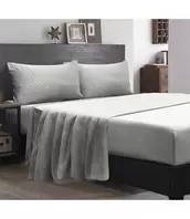 LAUREN TAYLOR LUXURIOUS AND SOFT COMFORT SHEET SET w/EMBOSSED HEM & PC (MP2) offers at $27.99 in Beddington's