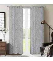 LAUREN TAYLOR 2pk MARSEILLE JACQUARD GROMMET WINDOW PANEL offers at $29.99 in Beddington's