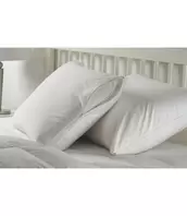 W HOME COTTON 2 PACK PILLOW PROTECTORS WITH ZIPPER (MP24) offers at $9.99 in Beddington's