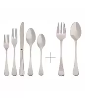 VENICE 40Pc FLATWARE SET STAINLESS + 2 bonus pieces offers at $99.99 in Beddington's