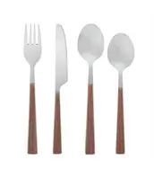 16Pc FAUX WOOD FLATWARE SET MAPLE offers at $24.99 in Beddington's