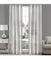 BERNADETTE 2pk SHEER GROMMET TOP WINDOW PANELS WHITE offers at $11.24 in Beddington's