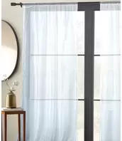 LAUREN TAYLOR 2pk BASIC ELEGANCE POLE TOP WINDOW PANELS offers at $16.99 in Beddington's