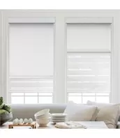 LAUREN TAYLOR 2 LAYER DAY & NIGHT BLACKOUT CORDLESS ROLLER BLINDS offers at $79.99 in Beddington's