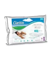 CLARITIN SOFT COTTON ALLERGEN BARRIER SIDE SLEEPER PILLOW offers at $19.99 in Beddington's