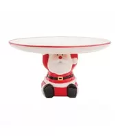 CERAMIC SANTA CAKE STAND 10X10X5.3" offers at $24.99 in Beddington's