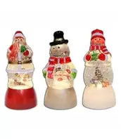 CHRISTMAS FIGURINE SNOWGLOBE AST 4X4X9" offers at $19.99 in Beddington's