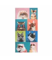 PHOTOREAL NOVELTY VELOUR BEACH TOWEL 28X58" COOL CATS offers at $10.99 in Beddington's