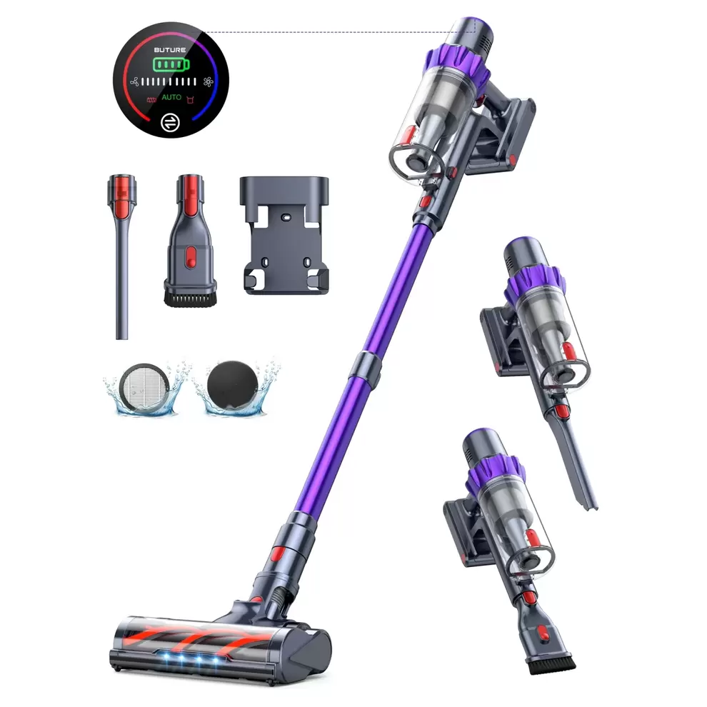 BuTure VC70 Cordless Vacuum Cleaner, Lightweight Handheld Vacuum, 450W 33KPa Stick Vacuum with Brushless Motor, up to 55 Min Runtime, for Pet Hair/Hardhood Floor/Carpet offers at $159.99 in Best Buy