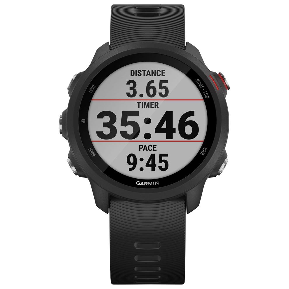 Garmin Forerunner 245 Music 30mm GPS Watch with Heart Rate Monitor - Large - Black offers at $269.99 in Best Buy
