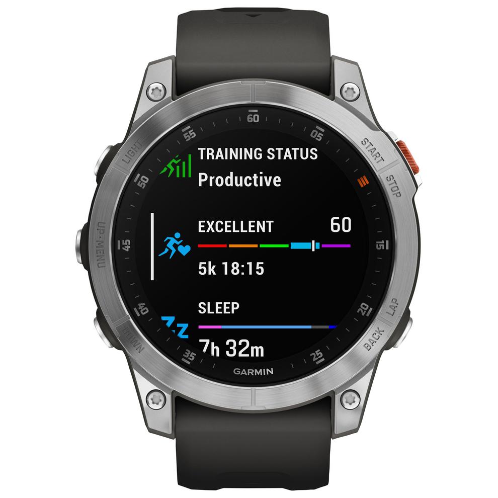 Garmin epix (Gen 2) 47mm Smartwatch with HR Monitor - Silver/Slate/Steel Back offers at $599.99 in Best Buy