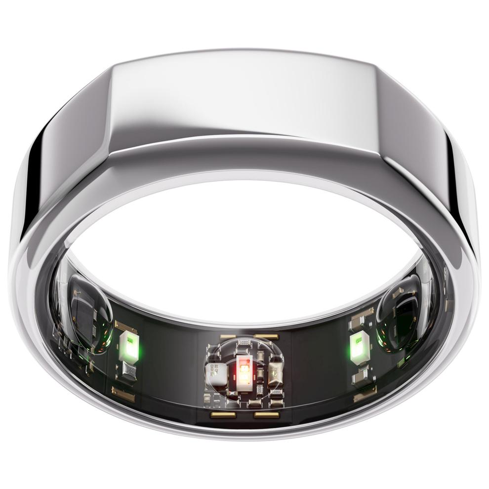 Oura Ring Gen3 - Heritage - Size 8 - Silver offers at $369.99 in Best Buy