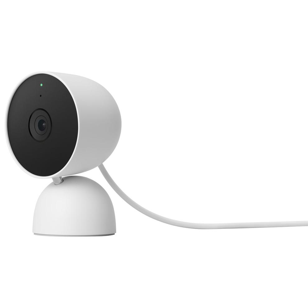 Google Nest Cam Wired Indoor Security Camera - Snow offers at $99.99 in Best Buy