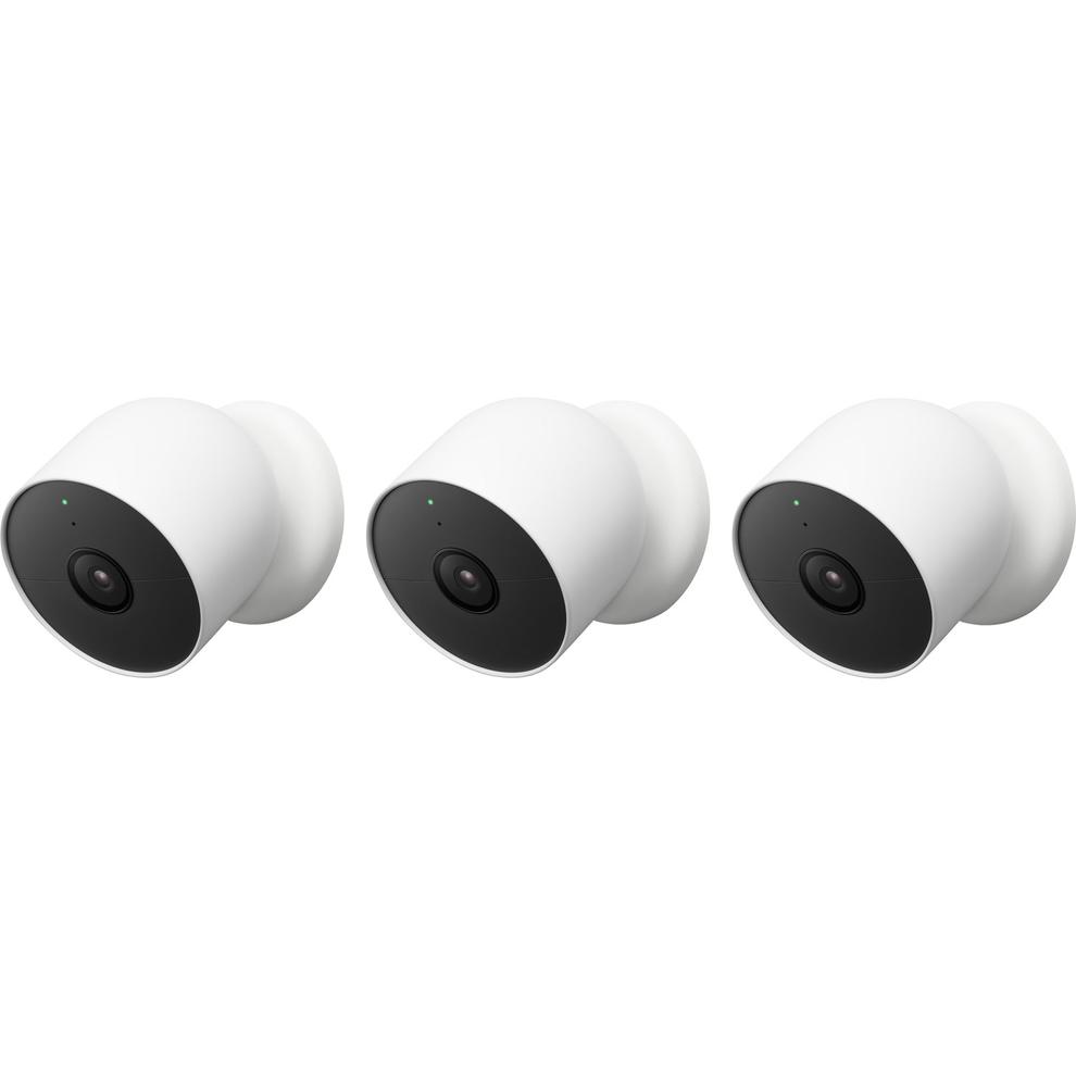 Google Nest Cam Wire-Free Indoor/Outdoor Security Camera - 3 Pack - White - Only at Best Buy offers at $489.99 in Best Buy