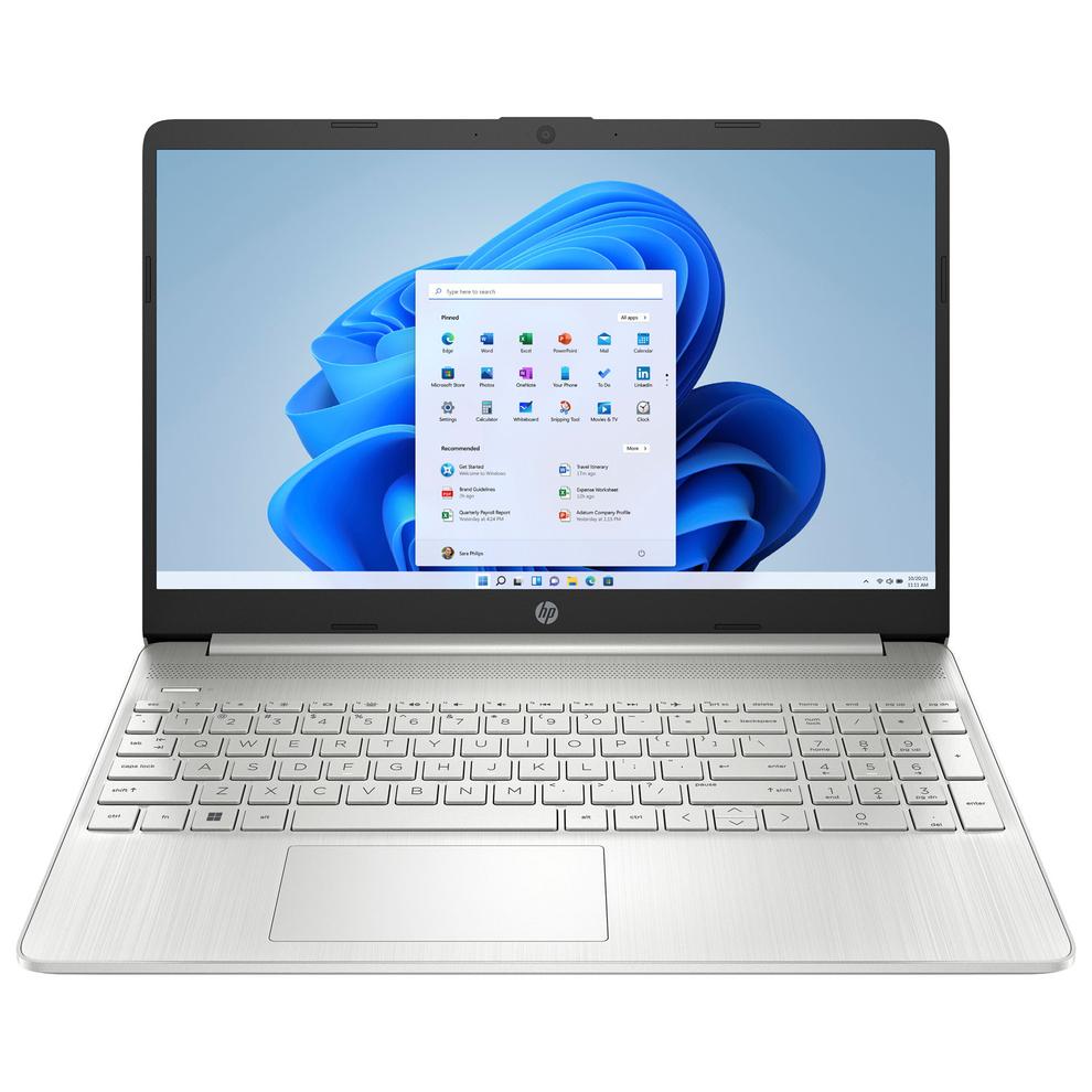 HP 15.6" Laptop - Natural Silver (Intel Core i3-1215U/512GB SSD/8GB RAM/Windows 11 Home) offers at $499.95 in Best Buy