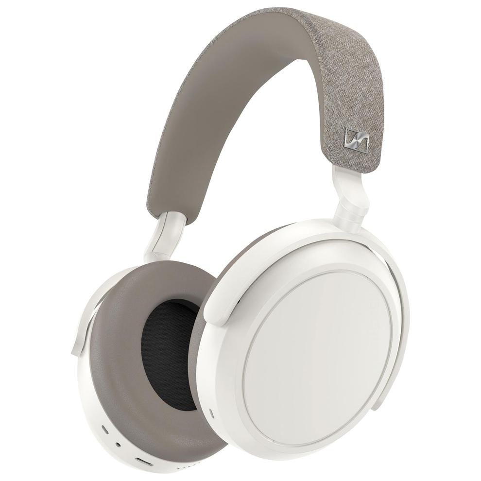 Sennheiser MOMENTUM 4 Over-Ear Noise Cancelling Bluetooth Headphones - White offers at $399.99 in Best Buy
