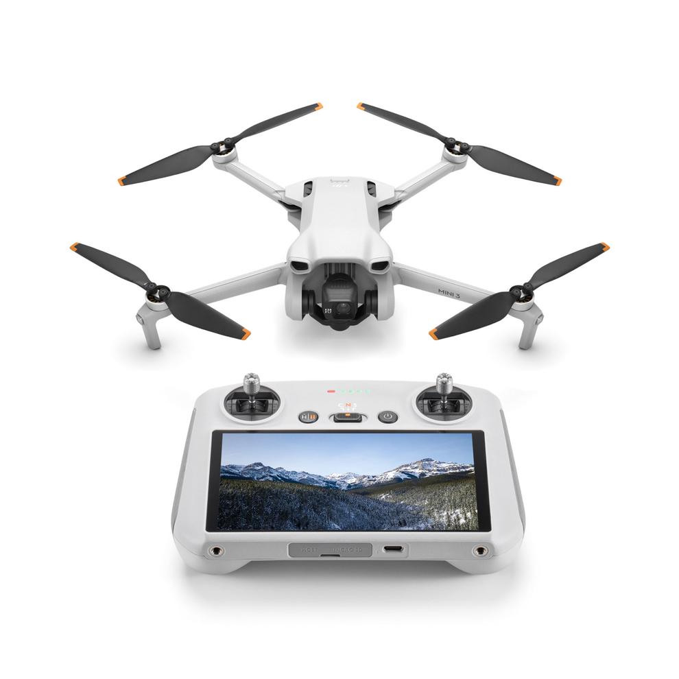 DJI Mini 3 Quadcopter Drone & Remote Control with Built-in Screen (DJI RC) - Grey offers at $599.99 in Best Buy