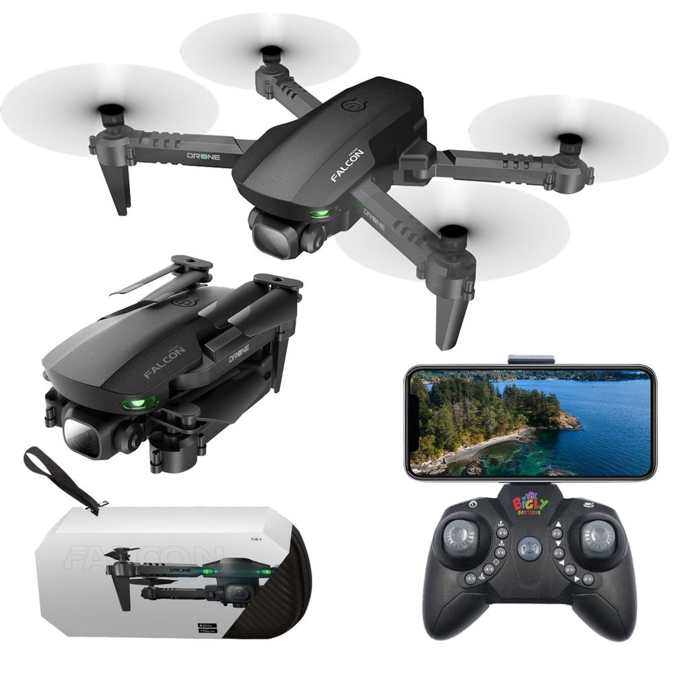 Open Box - The Bigly Brothers E58 Falcon Mark III Drone, Drone with Camera, Ready to fly, Below 249g . 4k Drone, NO ASSEMBLY REQUIRED Ready to Fly Mini Pocket Drone! offers at $68.99 in Best Buy