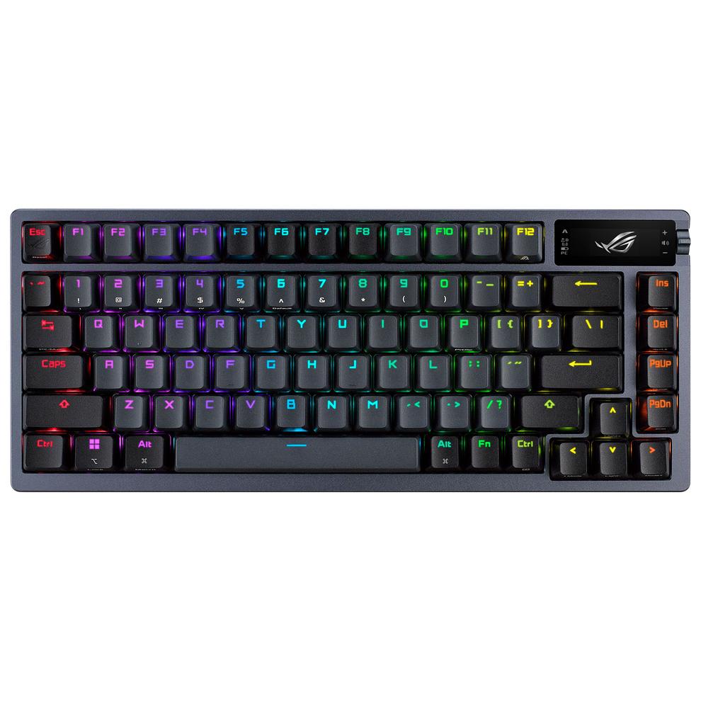 ASUS ROG Azoth Wireless NX Red Mechanical with OLED Display Custom Gaming Keyboard offers at $199.99 in Best Buy
