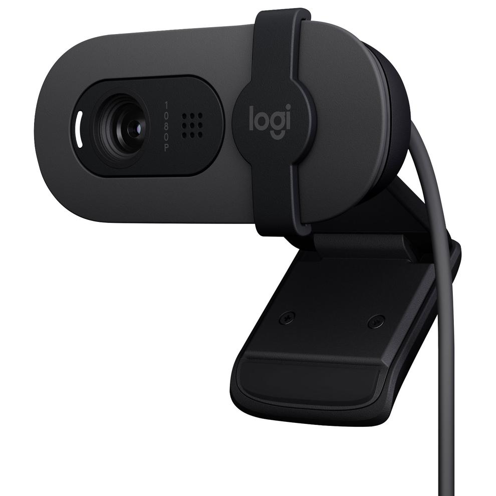 Logitech Brio 100 Full HD 1080p Webcam with Built-in Microphone - Graphite offers at $39.99 in Best Buy