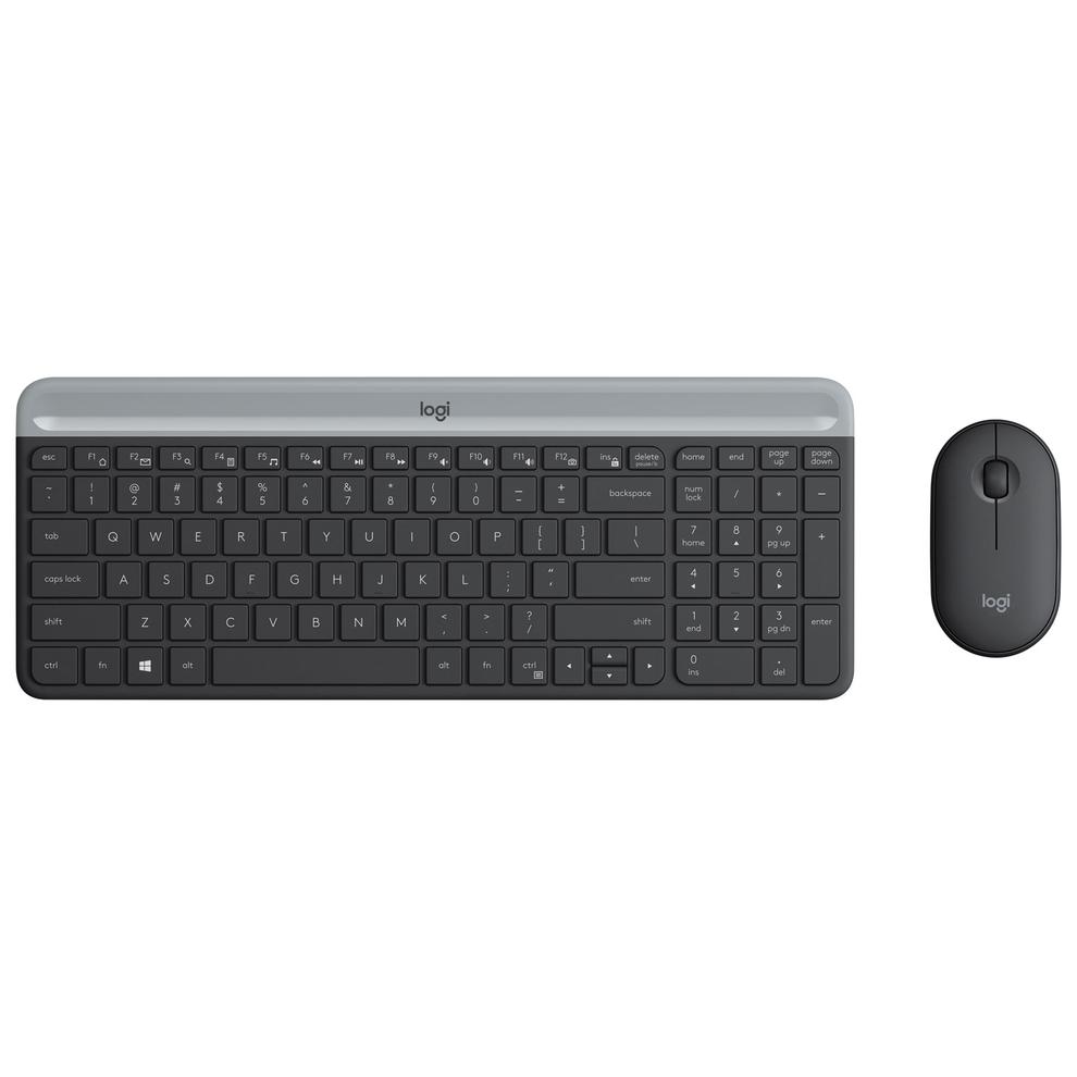 Logitech MK 470 Slim Wireless Optical Keyboard & Mouse Combo - Black offers at $49.99 in Best Buy