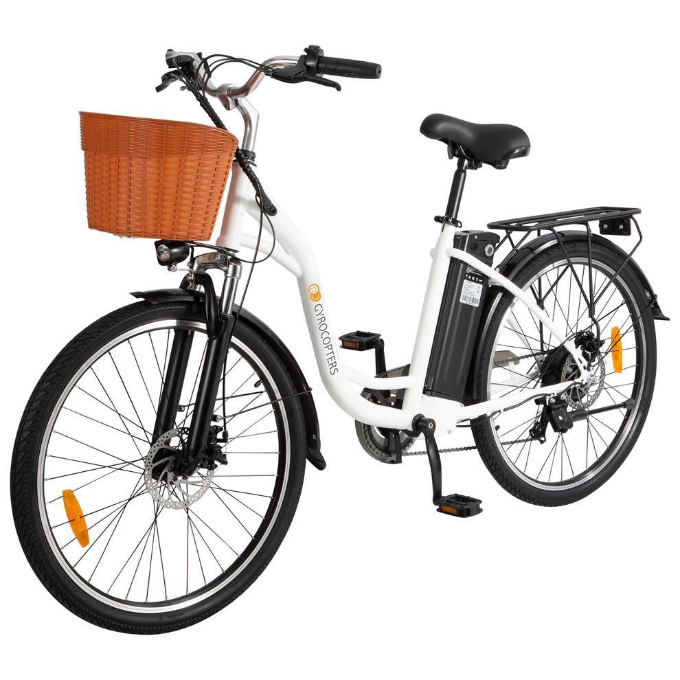 Gyrocopters Moxie 350W Electric Cruiser Bike with up to 55km Battery Range - White - Only at Best Buy offers at $799.99 in Best Buy