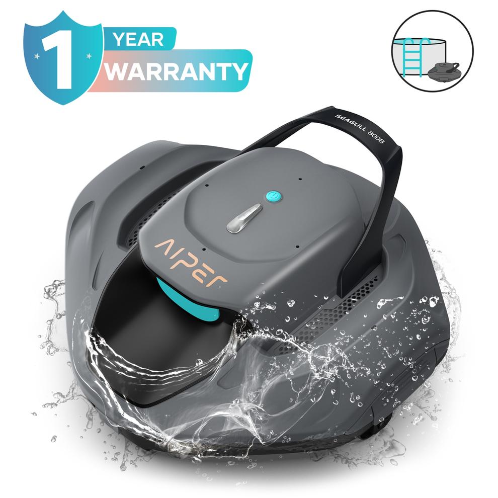 Aiper SG 800B - Cordless Robotic Pool Cleaner for Flat Above Ground Pools up to 860sq.ft, Automatic Pool Vacuum offers at $199.98 in Best Buy