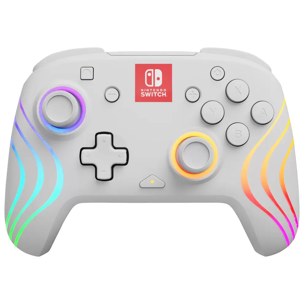 PDP Afterglow Wave Wireless Controller for Switch - White offers at $49.99 in Best Buy