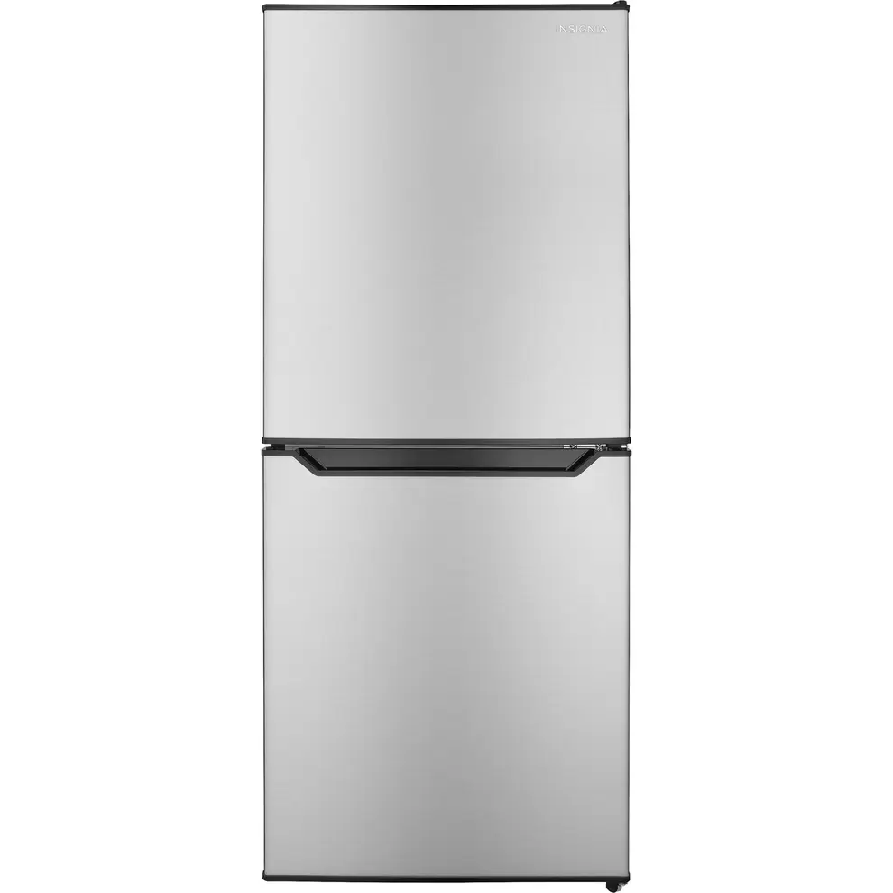 Insignia 4.9 Cu. Ft. Freestanding Compact Bottom Freezer Refrigerator (NS-CF49BMSS2-C) - Stainless Steel offers at $249.99 in Best Buy