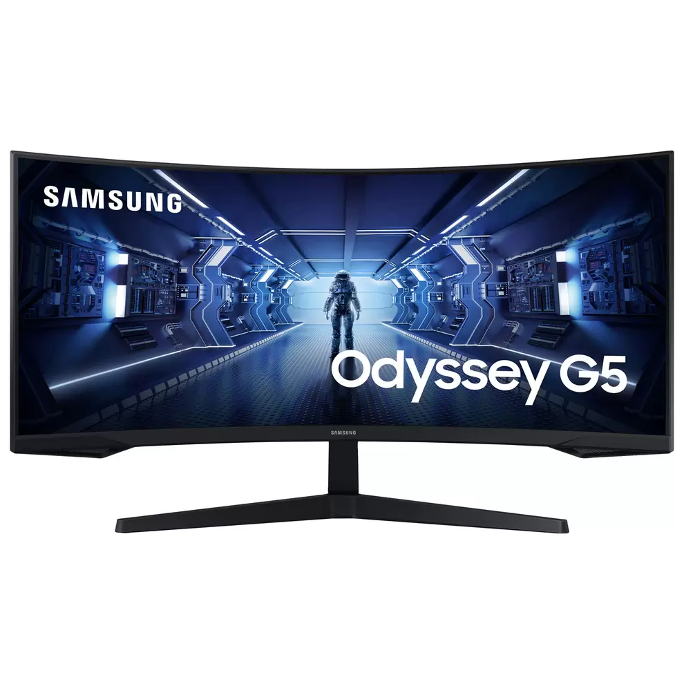 Samsung Odyssey G5 34" WQHD 165Hz 1ms GTG Curved VA LED FreeSync Gaming Monitor (LC34G55TWWNXZA) - Black offers at $429.99 in Best Buy