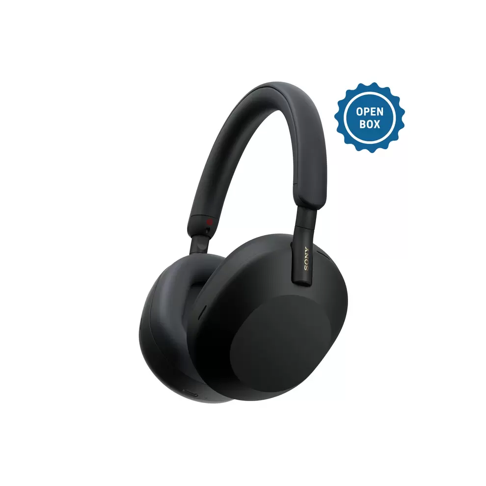 Sony WH-1000XM5 Over-Ear Noise Cancelling Bluetooth Headphones - Black - Open Box offers at $299.99 in Best Buy