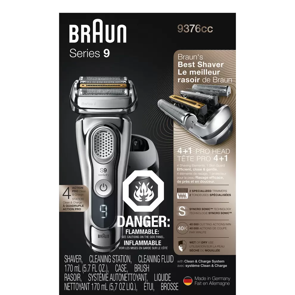 Braun Series 9 Wet/Dry Shaver (9376cc) offers at $299.99 in Best Buy