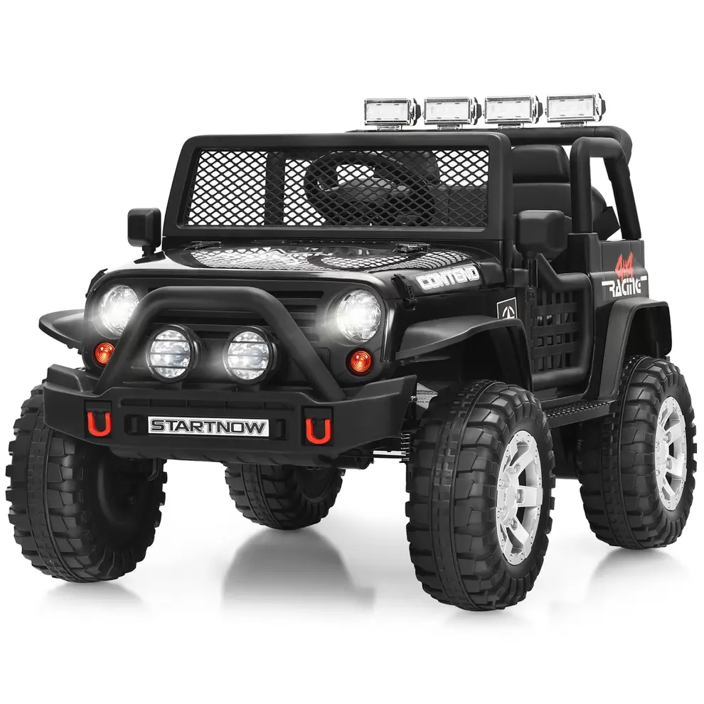 Costway 12V Kids Ride On Truck Remote Control Electric Car w/Lights&Music offers at $284.99 in Best Buy