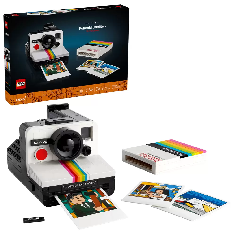 LEGO Ideas Polaroid OneStep SX-70 Camera - 516 Pieces (21345) offers at $88.98 in Best Buy