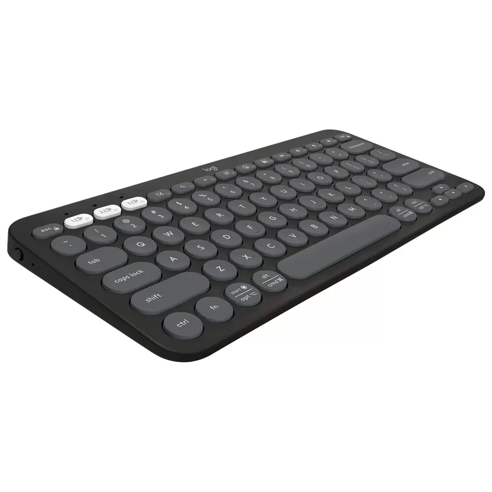 Logitech K380s Wireless Slim TKL Keyboard with Customizable Shortcuts - Tonal Graphite offers at $38.98 in Best Buy