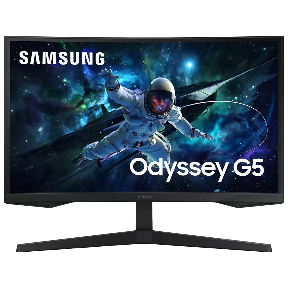 Samsung Odyssey G5 27" QHD 165Hz 1ms GTG Curved VA LED FreeSync Gaming Monitor (LS27CG550ENXZA) – Black offers at $239.99 in Best Buy