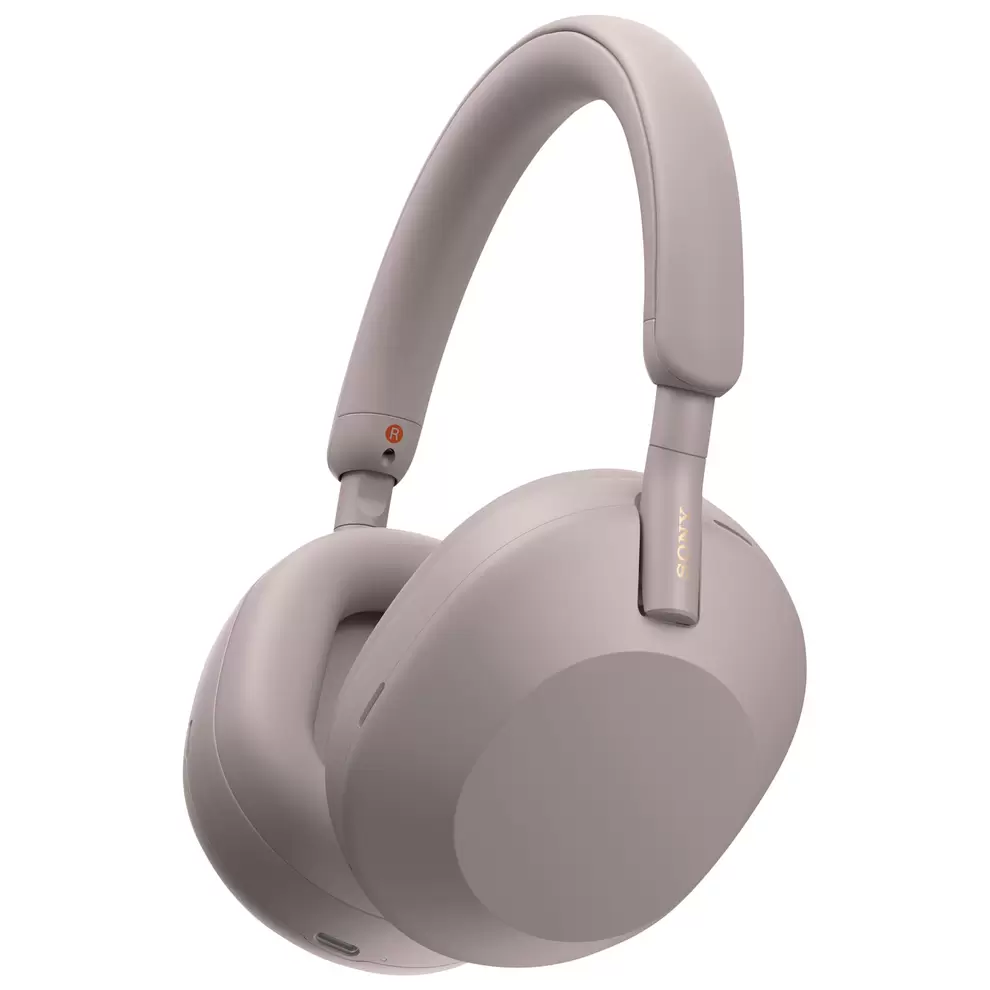 Sony WH-1000XM5 Over-Ear Noise Cancelling Bluetooth Headphones - Smoky Pink offers at $399.99 in Best Buy