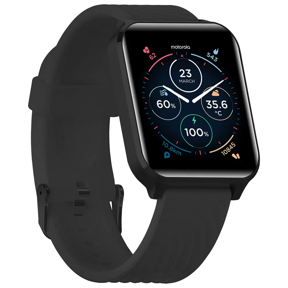 Motorola moto Watch 70 Smartwatch with Heart Rate Monitor - Black offers at $89.99 in Best Buy