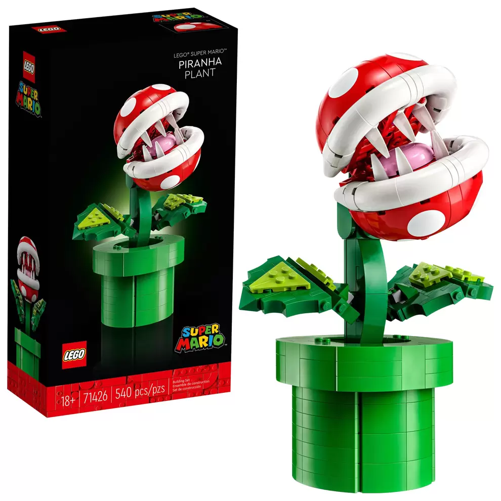 LEGO Super Mario: Piranha Plant - 540 Pieces (71426) offers at $68.98 in Best Buy