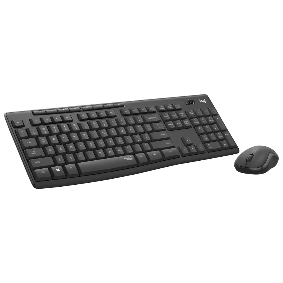 Logitech MK295 Silent Wireless Optical Keyboard & Mouse Combo - Graphite offers at $29.99 in Best Buy