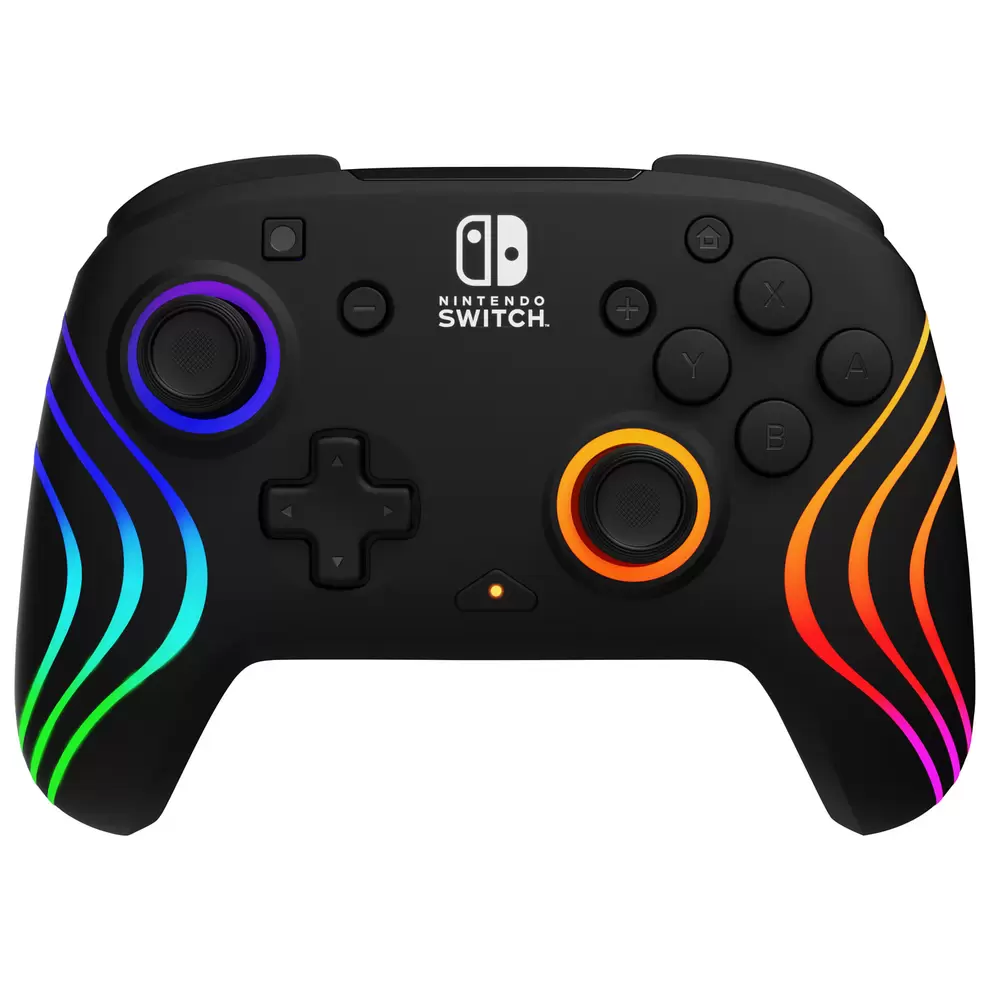 PDP Afterglow Wave RGB Wireless Controller for Switch - Black offers at $49.99 in Best Buy