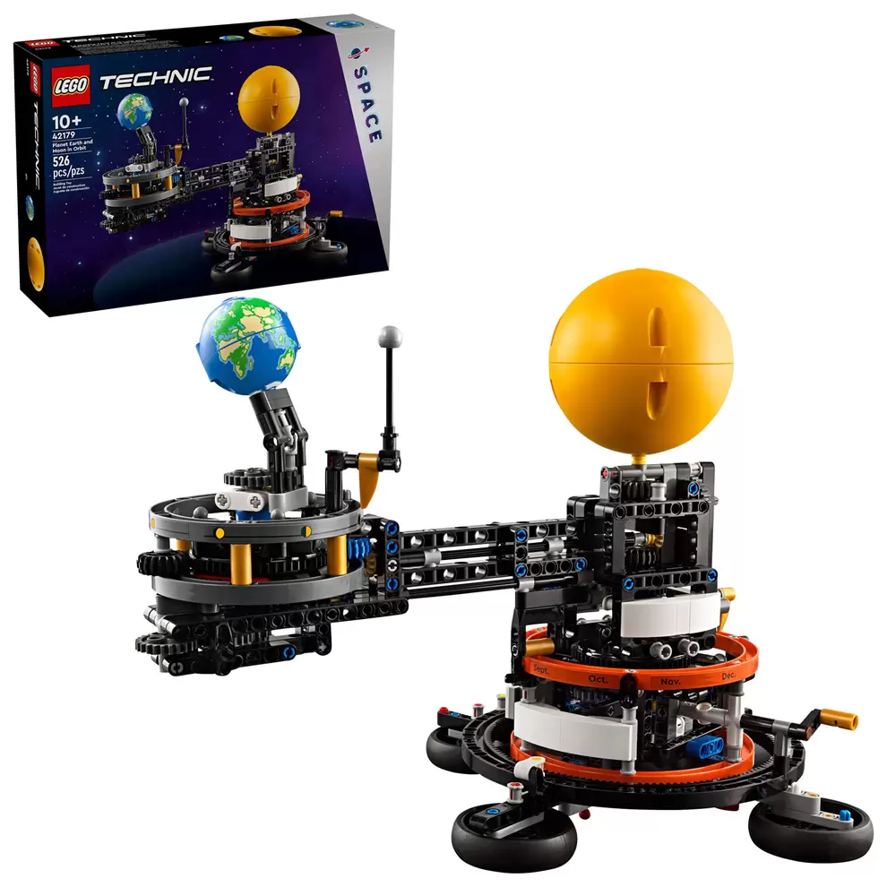 LEGO Technic: Planet Earth & Moon in Orbit Space Toy Set - 526 Pieces (42179) offers at $74.98 in Best Buy