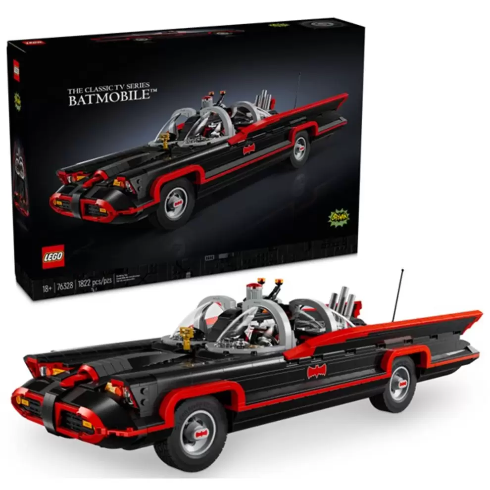 LEGO Super Heroes DC Batman: The Classic TV Series Batmobile - 1822 Pieces (76328) offers at $189.99 in Best Buy