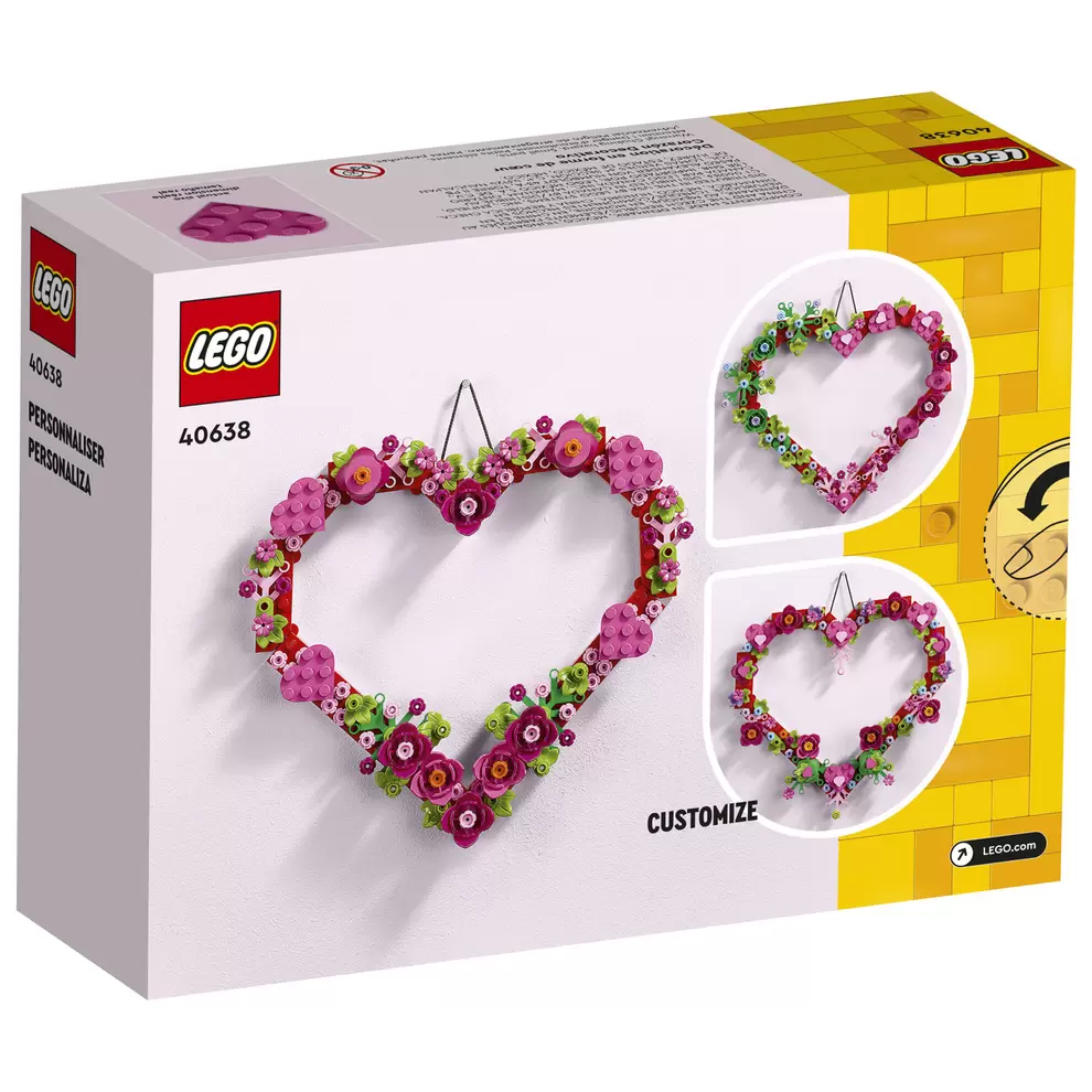 LEGO Creations: Heart Ornament - 254 Pieces (40638) offers at $12.99 in Best Buy