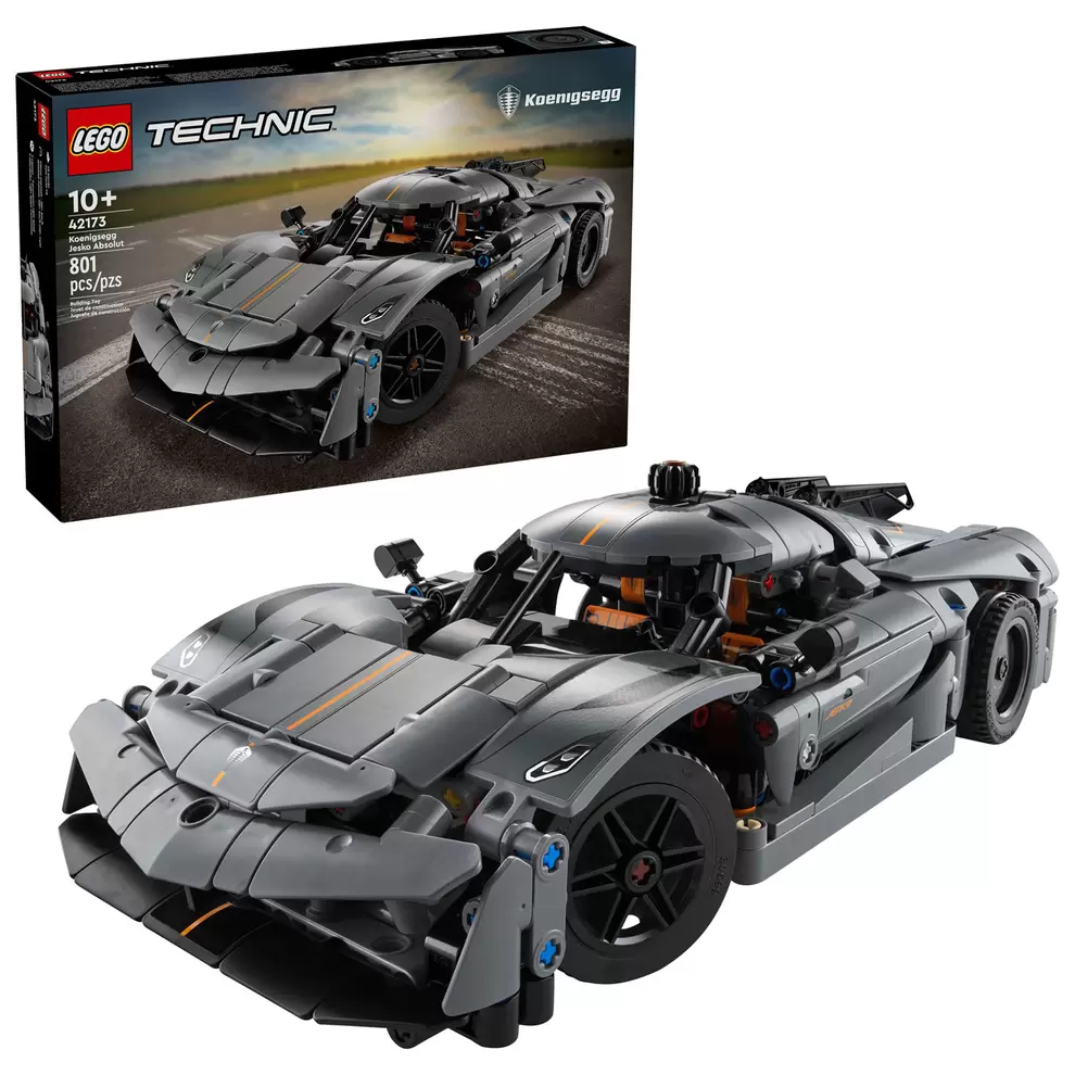 LEGO Technic: Koenigsegg Jesko Absolut Grey Hypercar - 801 Pieces (42173) offers at $59.99 in Best Buy